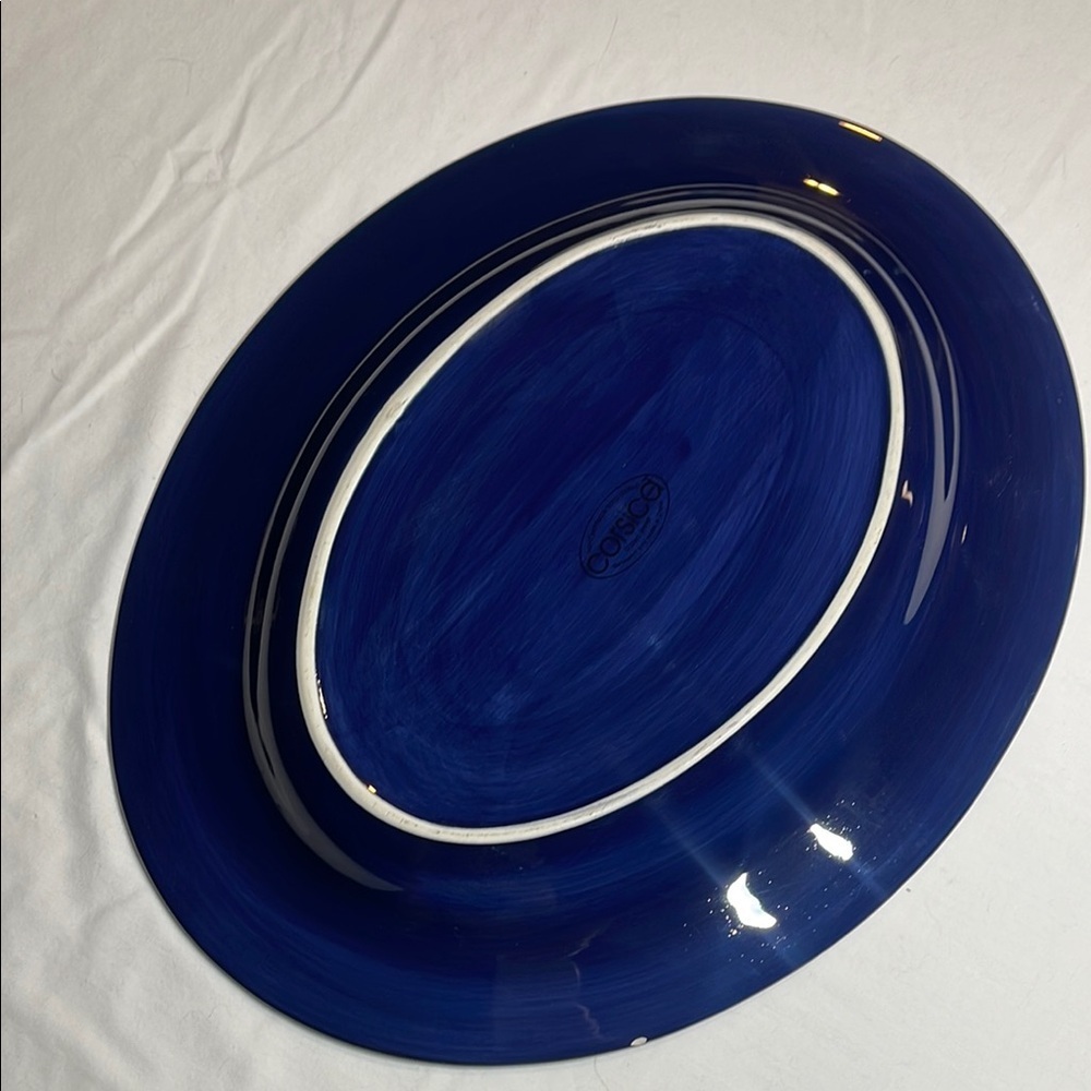 Decorative Floral Oval Platter - Picture 3 of 11